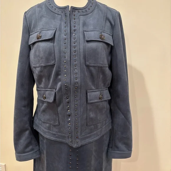 NWT WHBM Vegan Suede Stylist Jacket size 10 - Picture 9 of 9